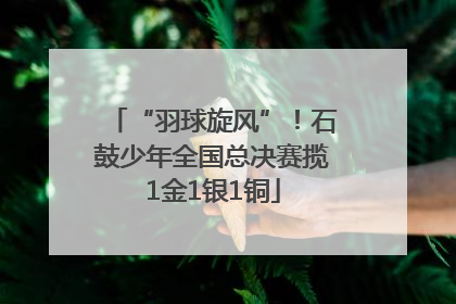 “羽球旋风”！石鼓少年全国总决赛揽1金1银1铜