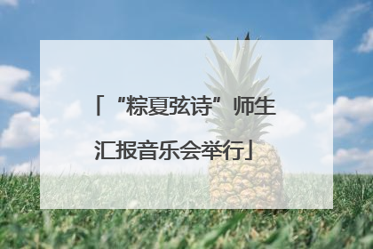 “粽夏弦诗”师生汇报音乐会举行