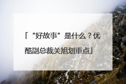 “好故事”是什么？优酷副总裁关旭划重点