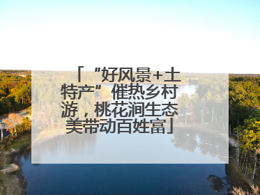“好风景+土特产”催热乡村游，桃花涧生态美带动百姓富