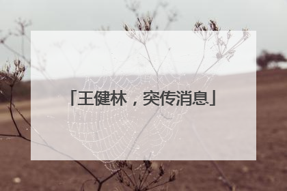 王健林，突传消息