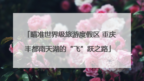 瞄准世界级旅游度假区 重庆丰都南天湖的“飞”跃之路