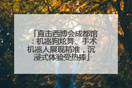 直击西博会成都馆：机器狗炫舞、手术机器人展现精准，沉浸式体验受热捧