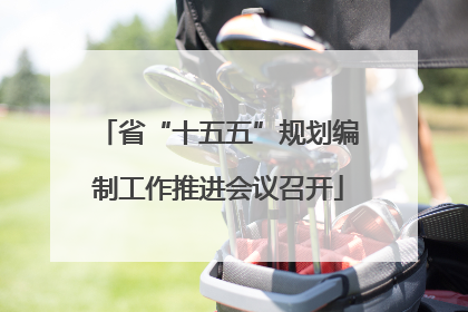 省“十五五”规划编制工作推进会议召开