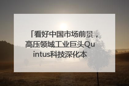 看好中国市场前景，高压领域工业巨头Quintus科技深化本土策略，构建全方位服务亚太区总部