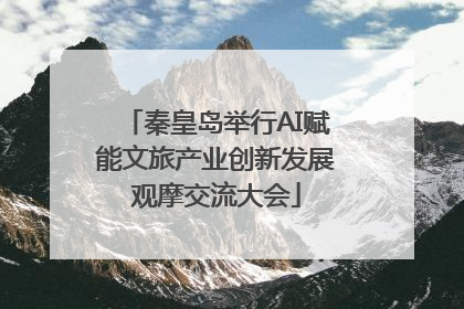 秦皇岛举行AI赋能文旅产业创新发展观摩交流大会