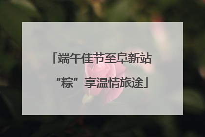 端午佳节至阜新站“粽”享温情旅途