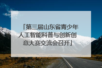第三届山东省青少年人工智能科普与创新创意大赛交流会召开