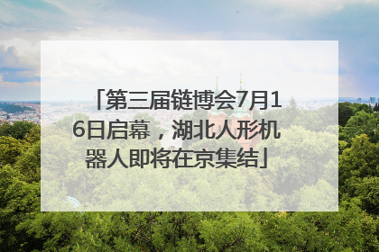 第三届链博会7月16日启幕，湖北人形机器人即将在京集结