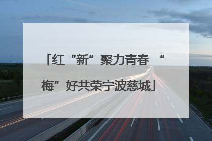 红“新”聚力青春 “梅”好共荣宁波慈城