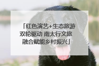 红色演艺+生态旅游双轮驱动 南太行文旅融合赋能乡村振兴