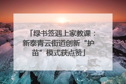 绿书签遇上家教课：新泰青云街道创新“护苗”模式获点赞