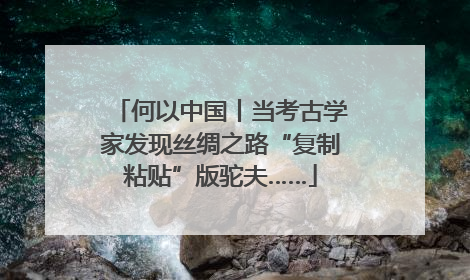 何以中国丨当考古学家发现丝绸之路“复制粘贴”版驼夫……