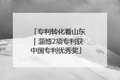 专利转化看山东｜淄博2项专利获中国专利优秀奖
