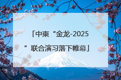 中柬“金龙-2025”联合演习落下帷幕