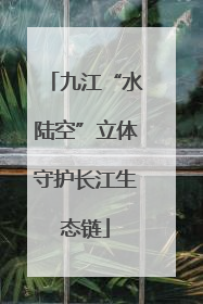 九江“水陆空”立体守护长江生态链