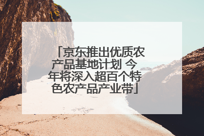 京东推出优质农产品基地计划 今年将深入超百个特色农产品产业带