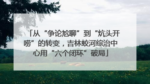 从“争论尬聊”到“炕头开唠”的转变，吉林蛟河综治中心用“六个闭环”破局