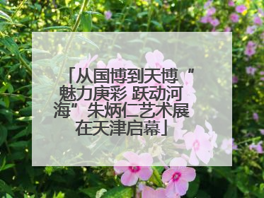 从国博到天博“魅力庚彩 跃动河海”朱炳仁艺术展在天津启幕