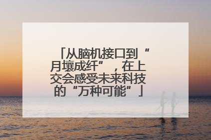从脑机接口到“月壤成纤”，在上交会感受未来科技的“万种可能”