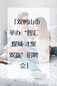 双鸭山市举办“智汇煤城·才聚双赢”招聘会