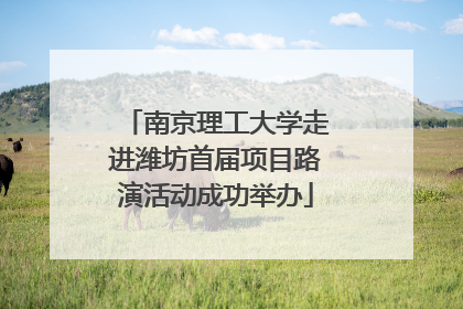 南京理工大学走进潍坊首届项目路演活动成功举办