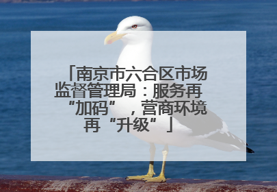 南京市六合区市场监督管理局：服务再“加码”，营商环境再“升级”