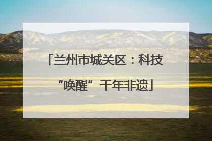 兰州市城关区：科技“唤醒”千年非遗