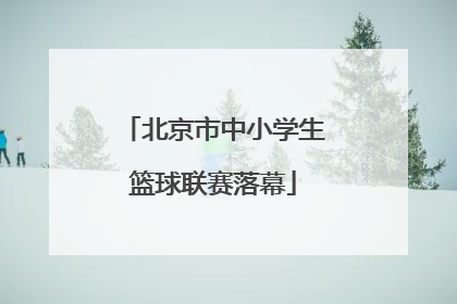 北京市中小学生篮球联赛落幕