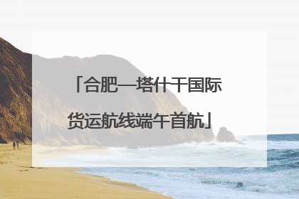 合肥—塔什干国际货运航线端午首航