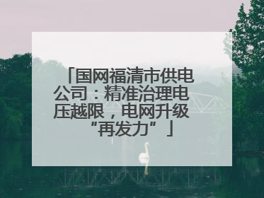 国网福清市供电公司：精准治理电压越限，电网升级“再发力”