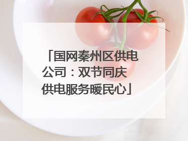 国网秦州区供电公司：双节同庆 供电服务暖民心