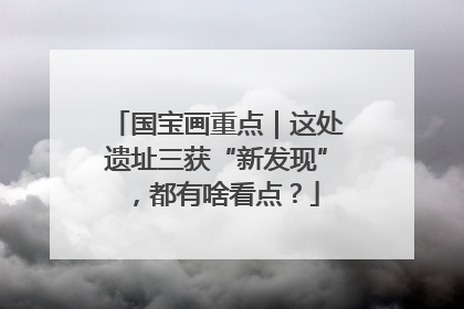 国宝画重点｜这处遗址三获“新发现”，都有啥看点？
