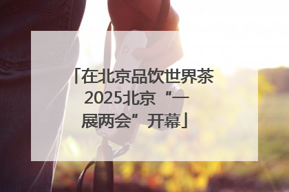 在北京品饮世界茶 2025北京“一展两会”开幕