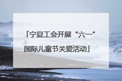 宁夏工会开展“六一”国际儿童节关爱活动