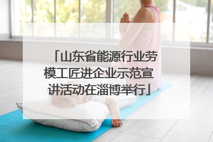 山东省能源行业劳模工匠进企业示范宣讲活动在淄博举行