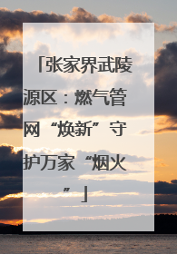 张家界武陵源区：燃气管网“焕新”守护万家“烟火”