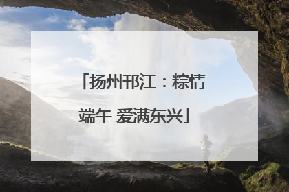 扬州邗江：粽情端午 爱满东兴