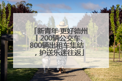 新青年·更好德州丨200辆公交车、800辆出租车集结，护送乐迷往返