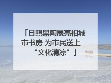日照黑陶展亮相城市书房 为市民送上“文化清凉”