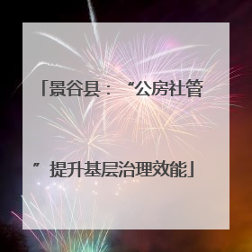 景谷县：“公房社管”提升基层治理效能