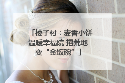 楼子村：麦香小饼温暖幸福院 撂荒地变“金饭碗”