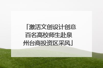 激活文创设计创意 百名高校师生赴泉州台商投资区采风