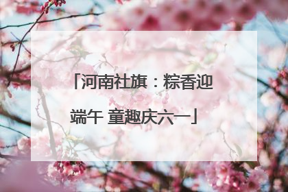 河南社旗：粽香迎端午 童趣庆六一