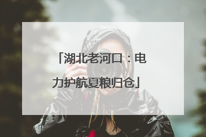 湖北老河口：电力护航夏粮归仓