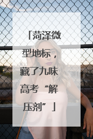 菏泽微型地标，藏了九味高考“解压剂”