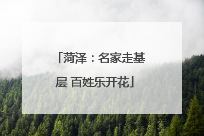 菏泽：名家走基层 百姓乐开花