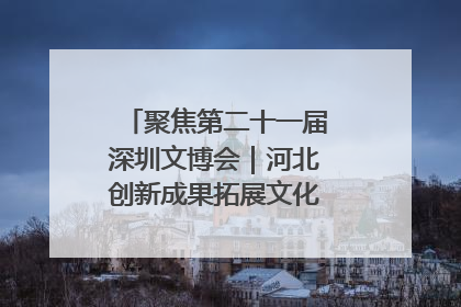 聚焦第二十一届深圳文博会｜河北创新成果拓展文化产业“朋友圈”