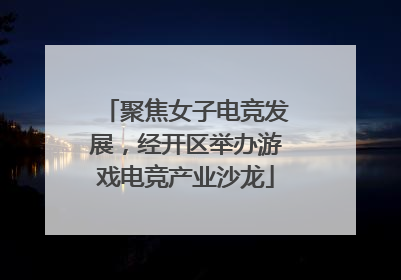 聚焦女子电竞发展，经开区举办游戏电竞产业沙龙