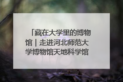 藏在大学里的博物馆｜走进河北师范大学博物馆天地科学馆：在校园里赴一场“宇宙之约”